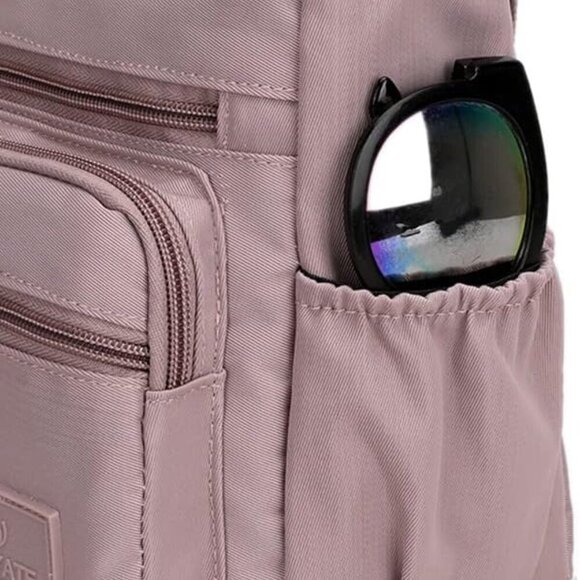 Women’s Waterproof Nylon Crossbody Bag Multiple Pockets Travel Tote - Picture 8 of 9